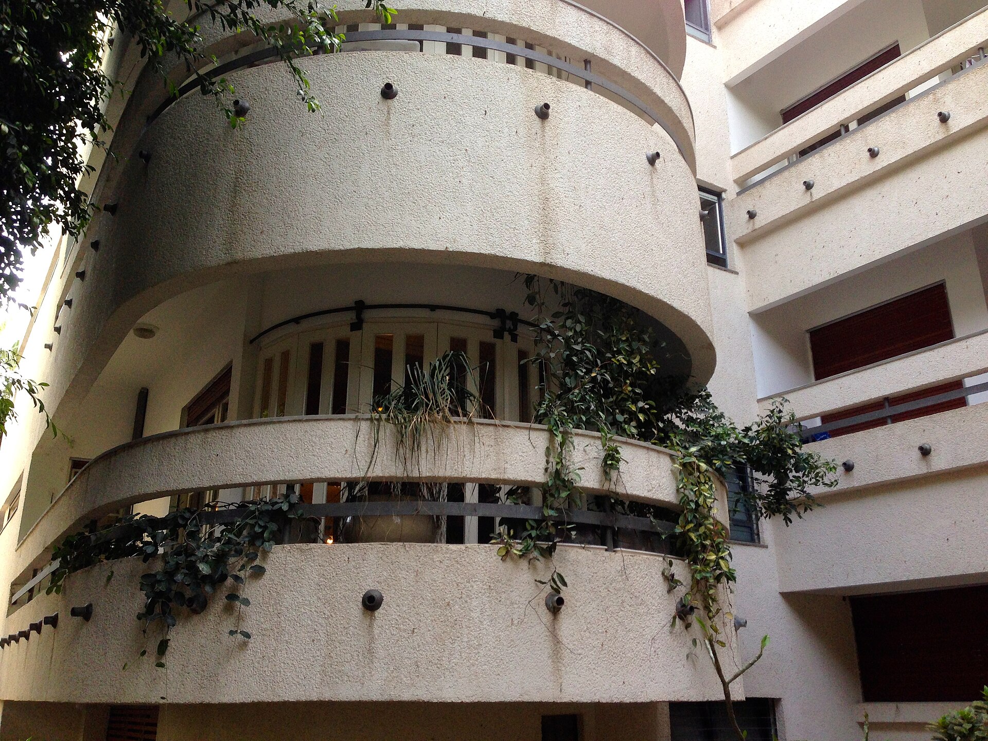 Bauhaus building in Tel Aviv’s White City