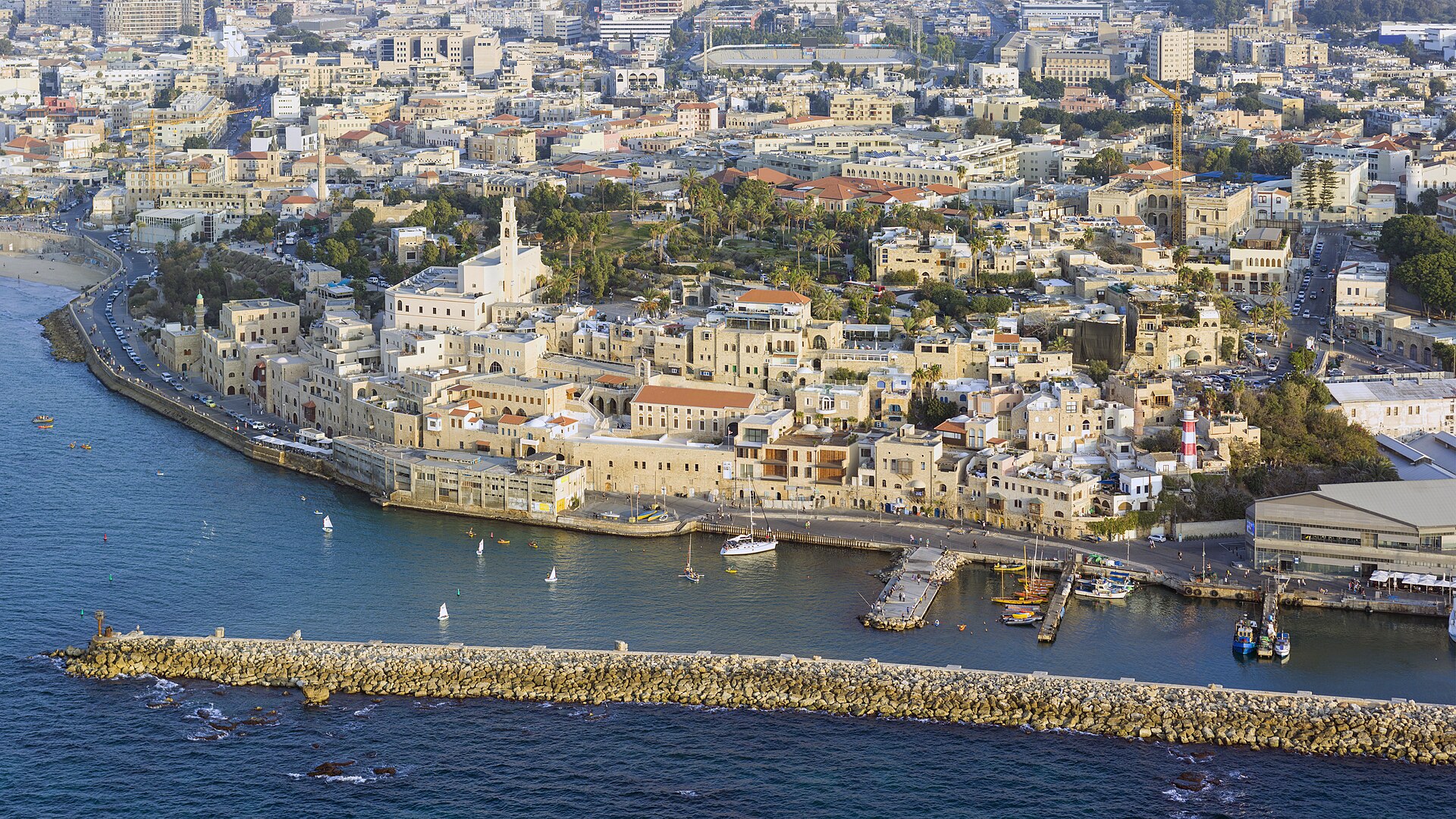 Jaffa Port from the air