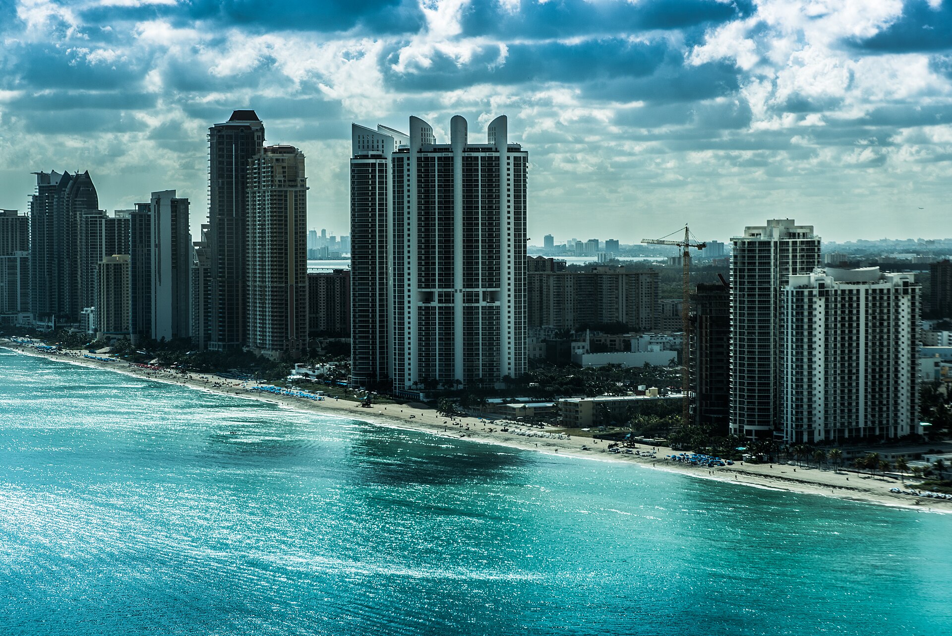 Sunny Isles Beach from the air