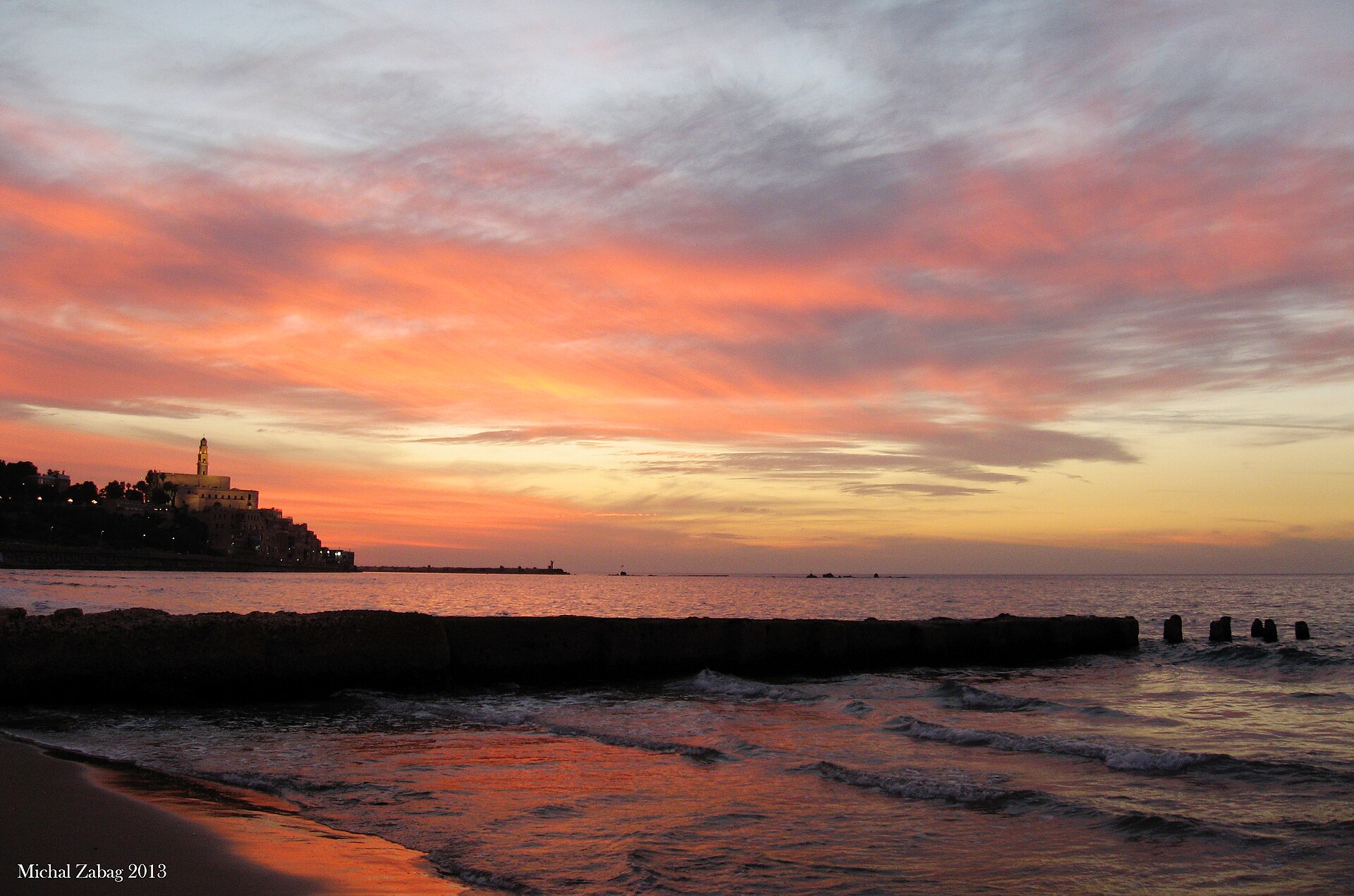 Old Jaffa at sunset